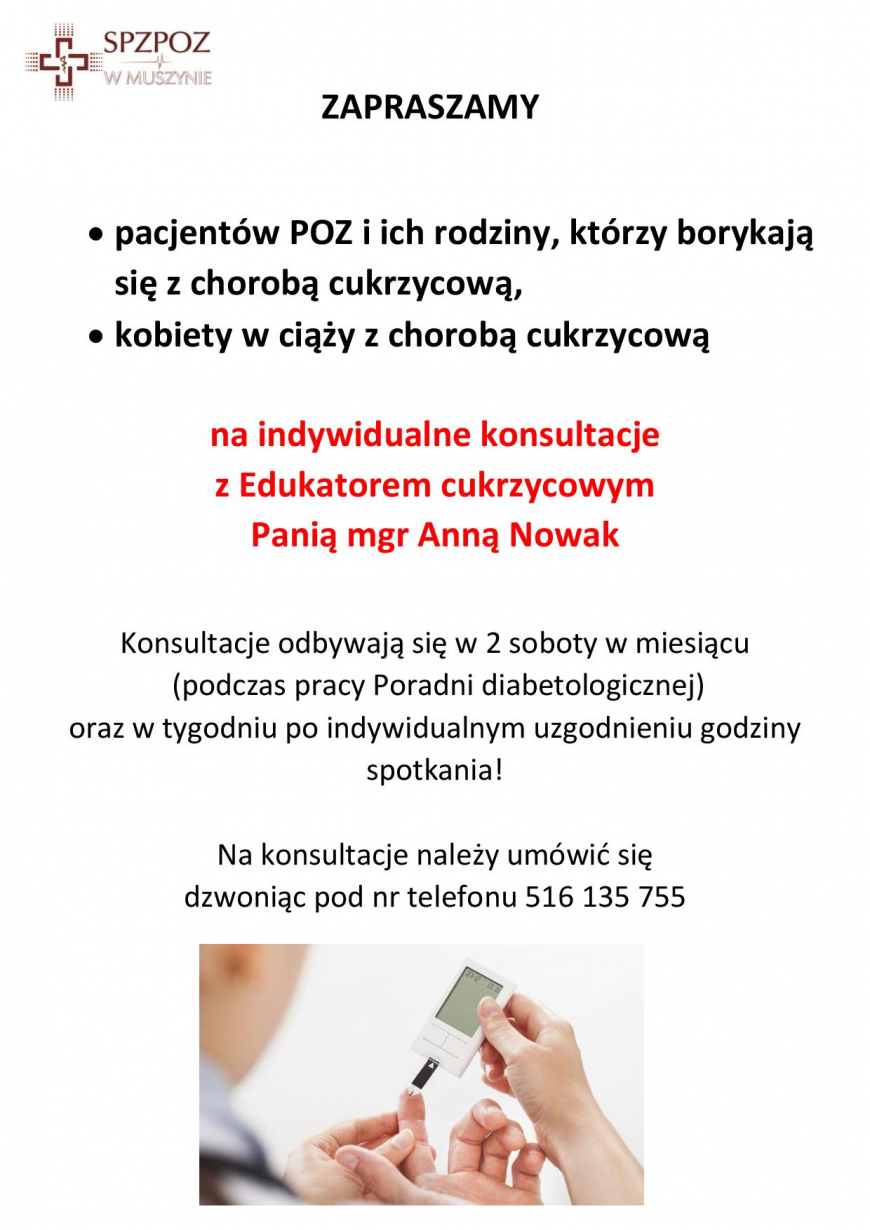Edukator cukrzycowy pomoże w walce z cukrzycą!